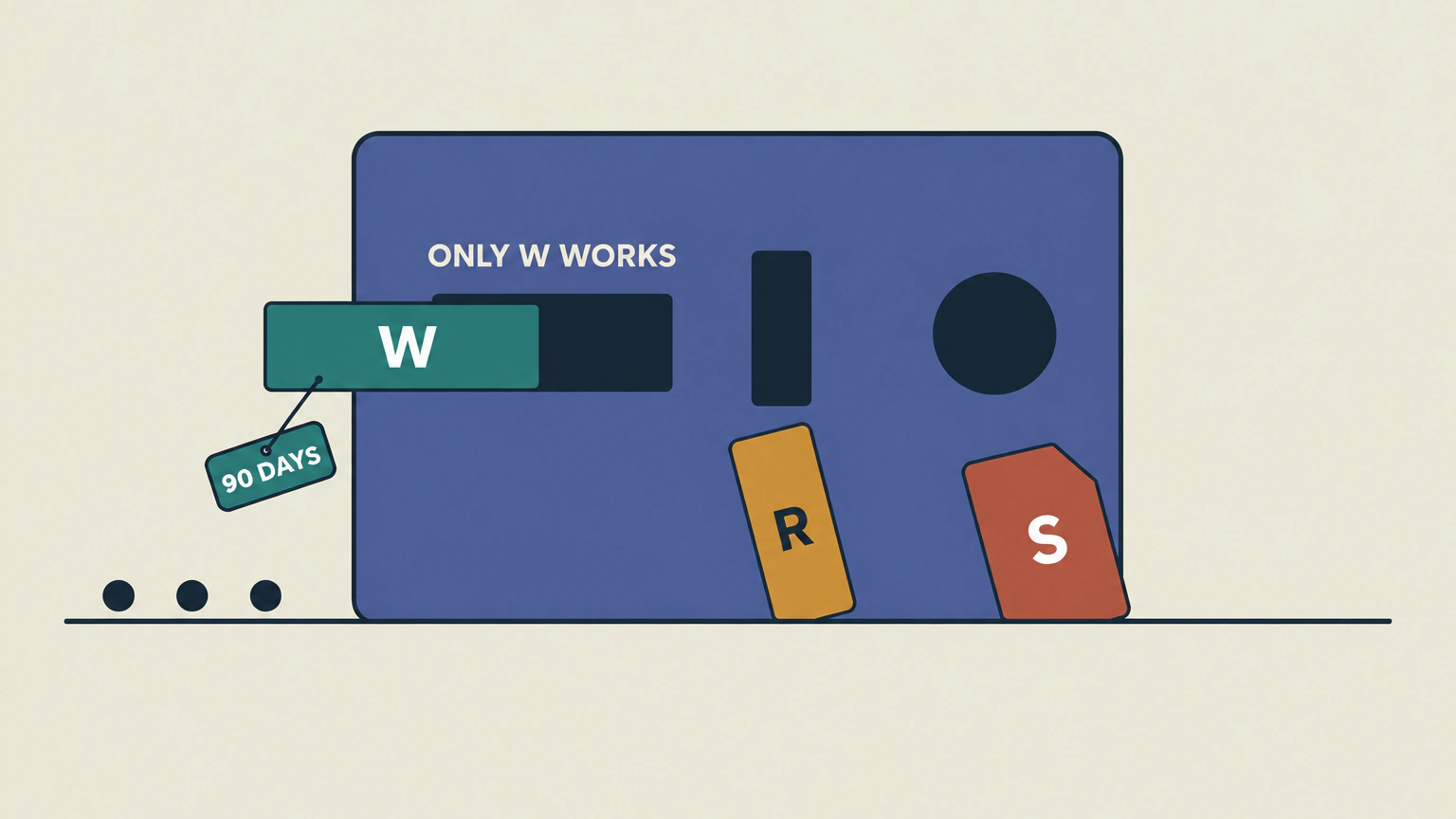 Three share codes in front of an employer's check panel. Only the code beginning with W fits the opening. Codes beginning with R or S were generated for other services and have to be replaced. A right to work share code lasts 90 calendar days.